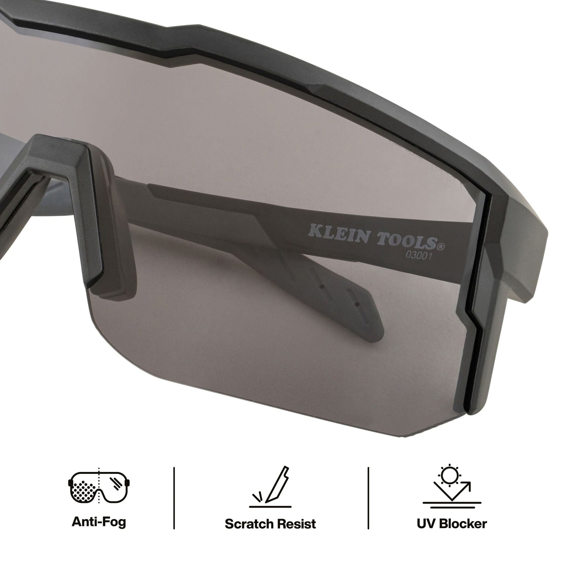 Klein Blade Safety Glasses, Shaded Gray Lens - 03001 - Clothing - J.L. Matthews Co., Inc.