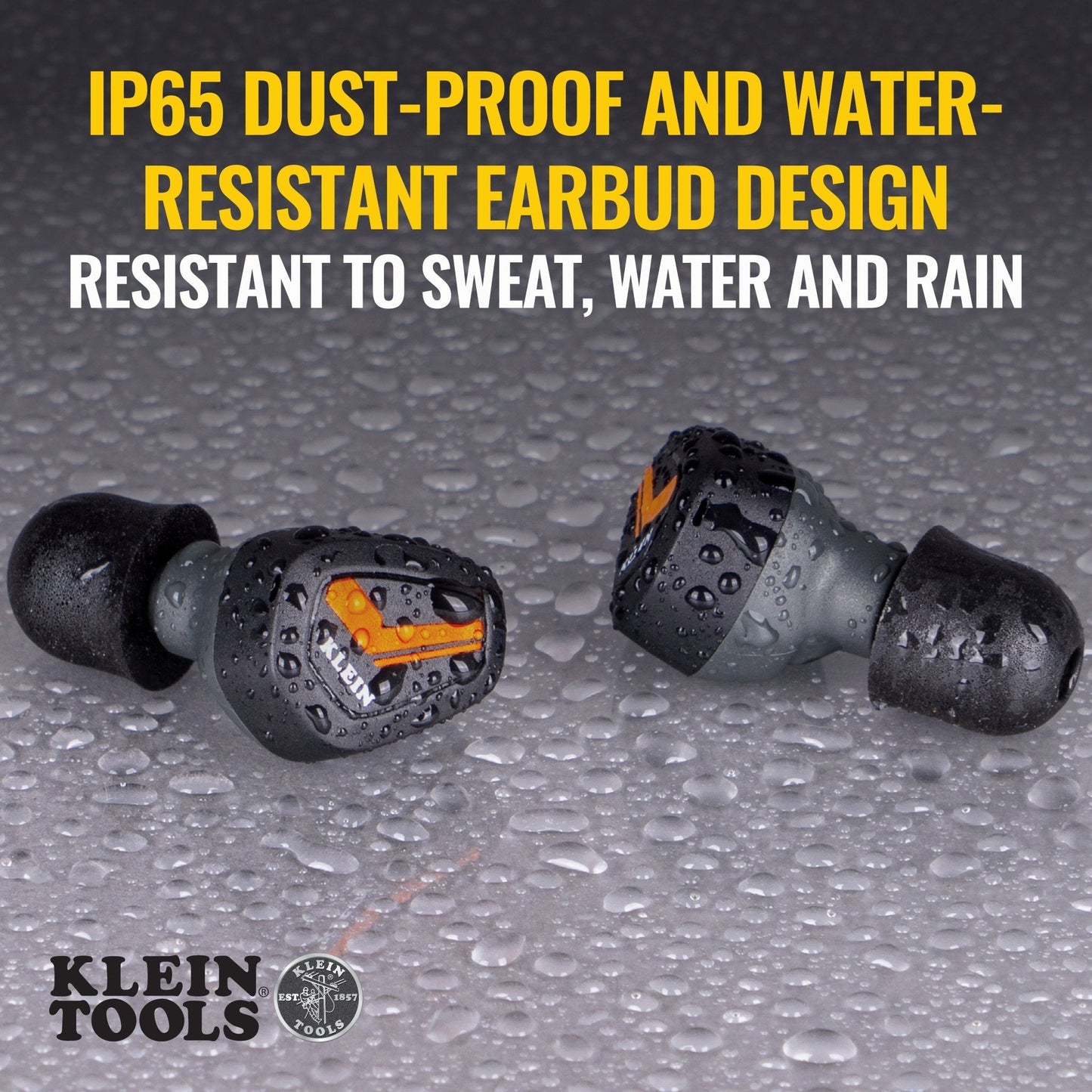 Klein Bluetooth Earbuds Jobsite Wireless Earpieces - AESEB1 - J.L. Matthews Co., Inc.