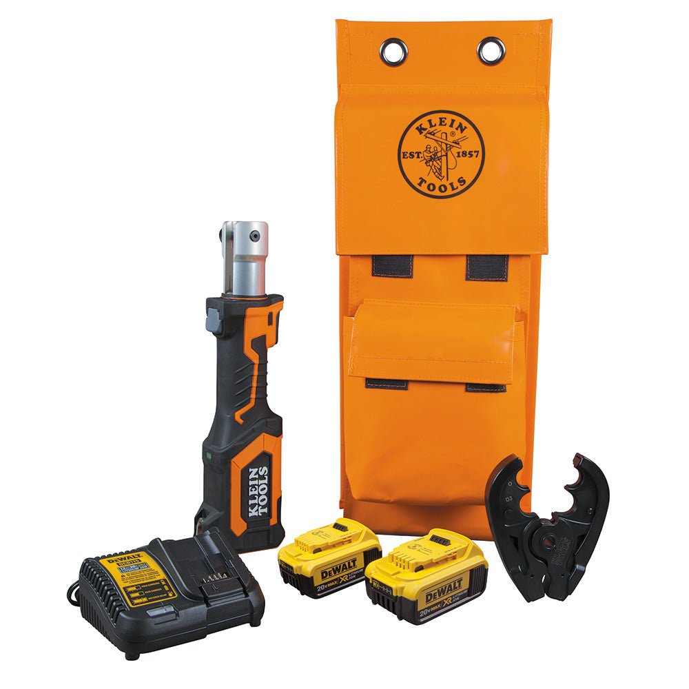 Klein Cable Crimper O+ Die Head 7 - Ton Cutter - BAT207T234H - Compression Tools