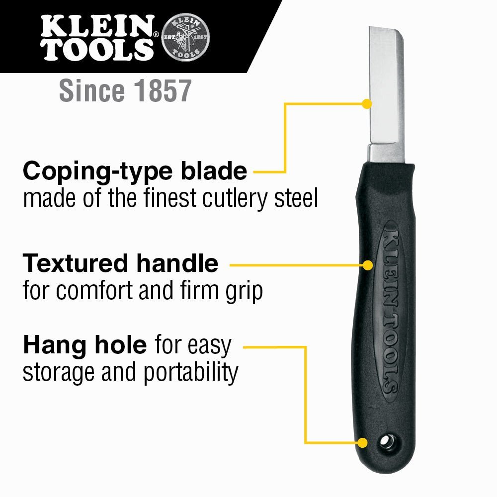 Klein Cable-Splicer's Knife Electrician's Skinning knife - 44200