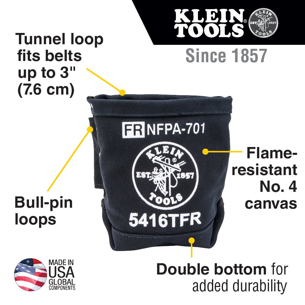 Klein Canvas Flame-Resistant Tool Bag - 5416TFR