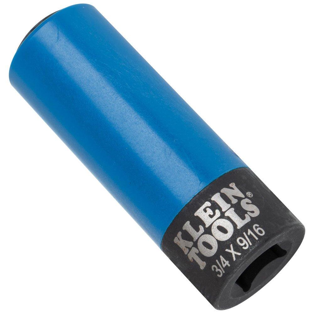 Klein Coated Impact Socket, 12 - Point, 3/4 and 9/16 - Inch - 66030 - J.L. Matthews Co., Inc.