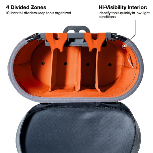 Klein Deep Oval Bucket S-Hook Bucket Tool Organizer - BC530S