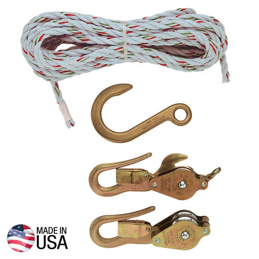 Klein Guarded Block & Tackle W/ 258 Hook - H1802 - 30 - J.L. Matthews Co., Inc.