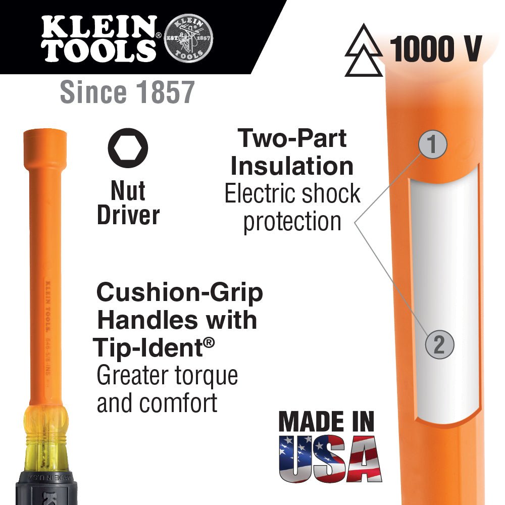 Klein Tool Insulated Nut Driver Kit