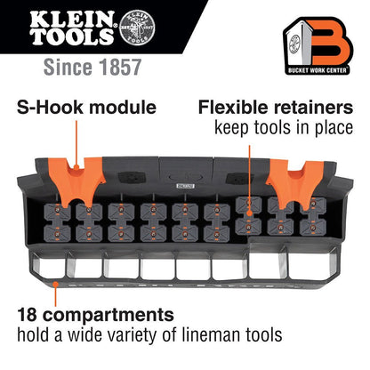 Klein Lineman Hard Tool Storage Module, S - Hook - BC501S - J.L. Matthews Co., Inc.