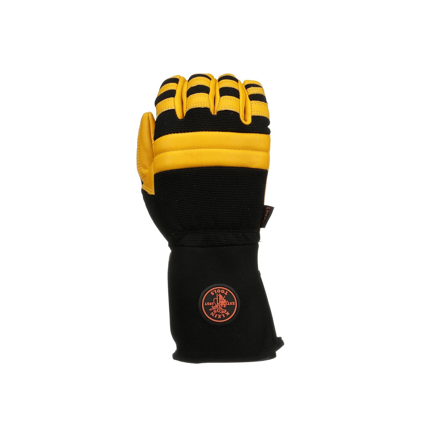 Lineman Work Glove w/Black spandex back & Klein Lineman logo patch