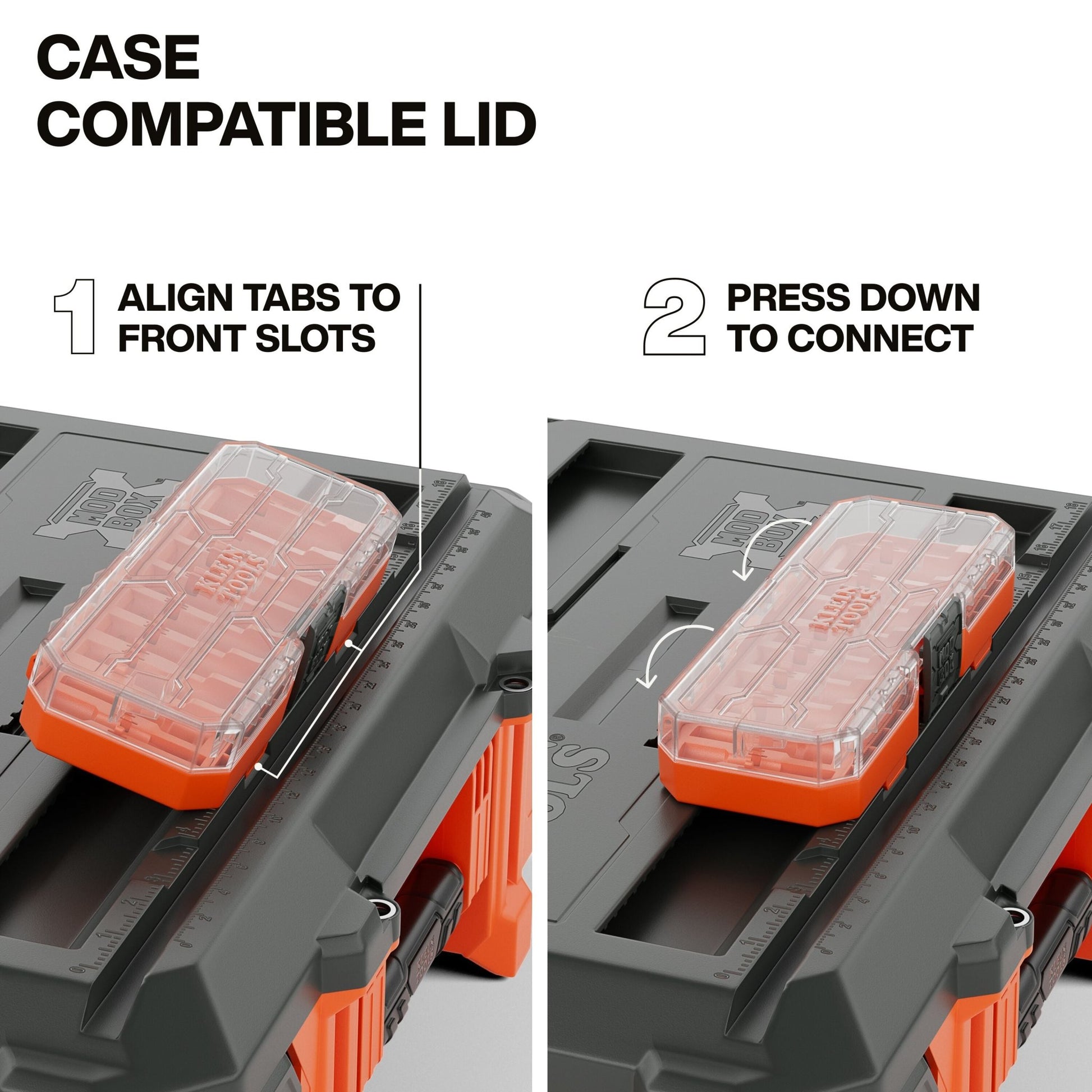  Klein MODbox Rolling Toolbox w/ Case Compatible Lid