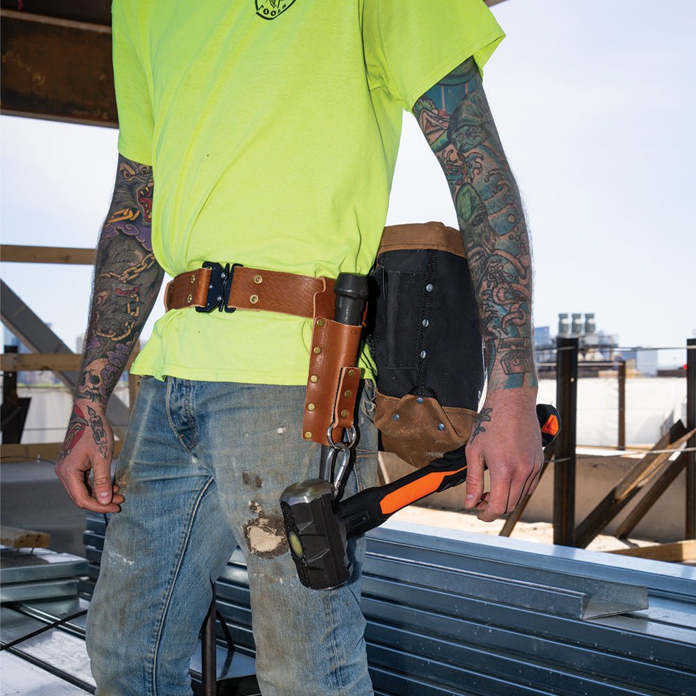 Klein Quick Release Leather Belt Linemen Toolbelt - 5826