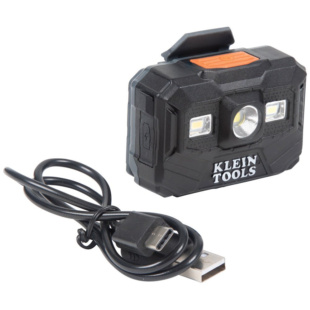 Klein Rechargeable Headlamp and Work Light, 300 Lumens All - Day Runtime - 56062 - Lighting