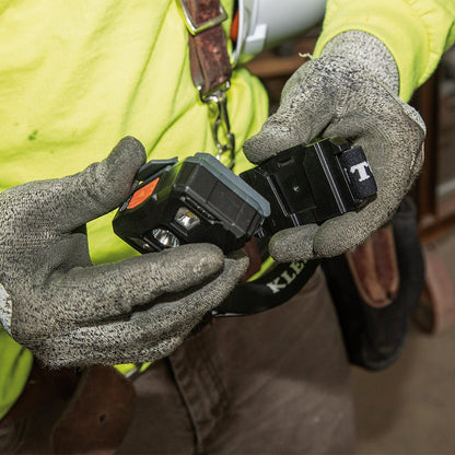 Klein Rechargeable Headlamp with Fabric Strap, 400 Lumens, All - Day Runtime - 56048 - Lighting