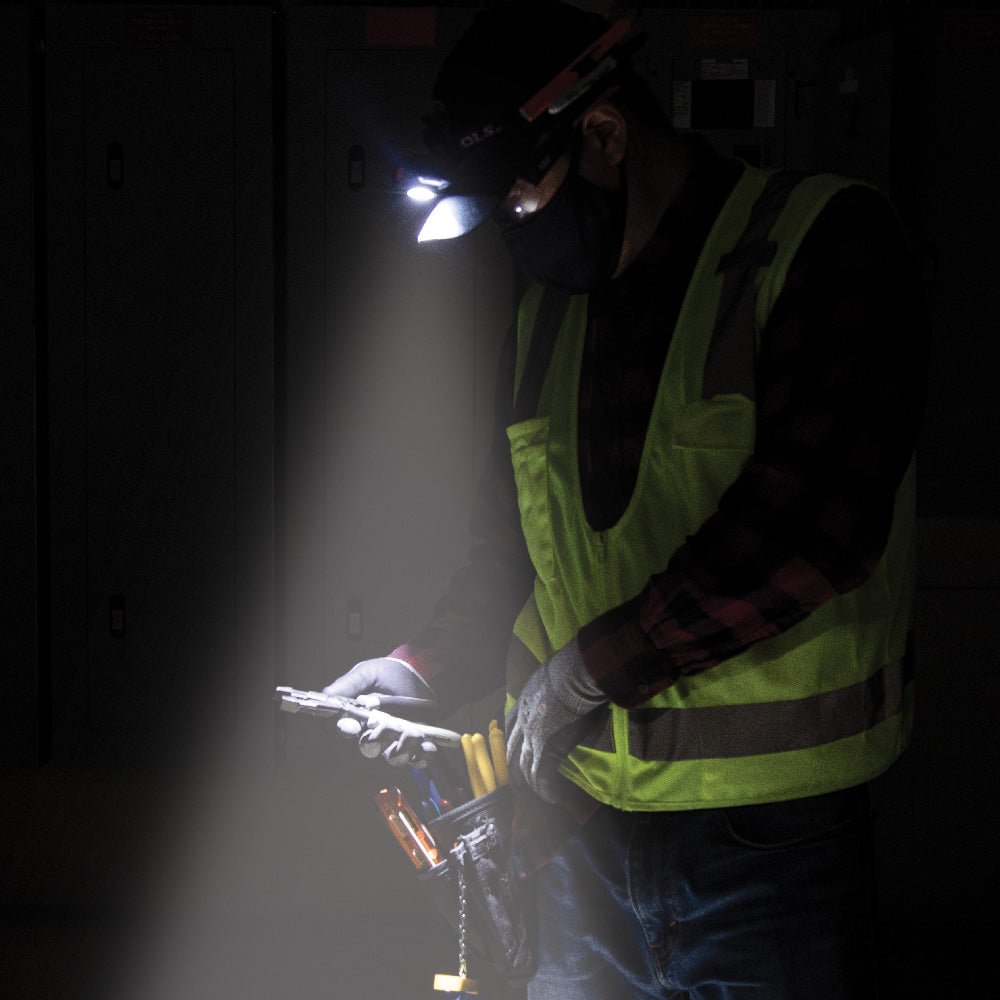 Klein Tools' Rechargeable 2-Color Headlamp