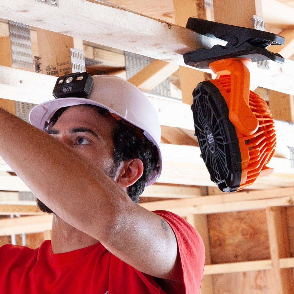Klein Rechargeable Personal Jobsite Wall Mounted Fan 