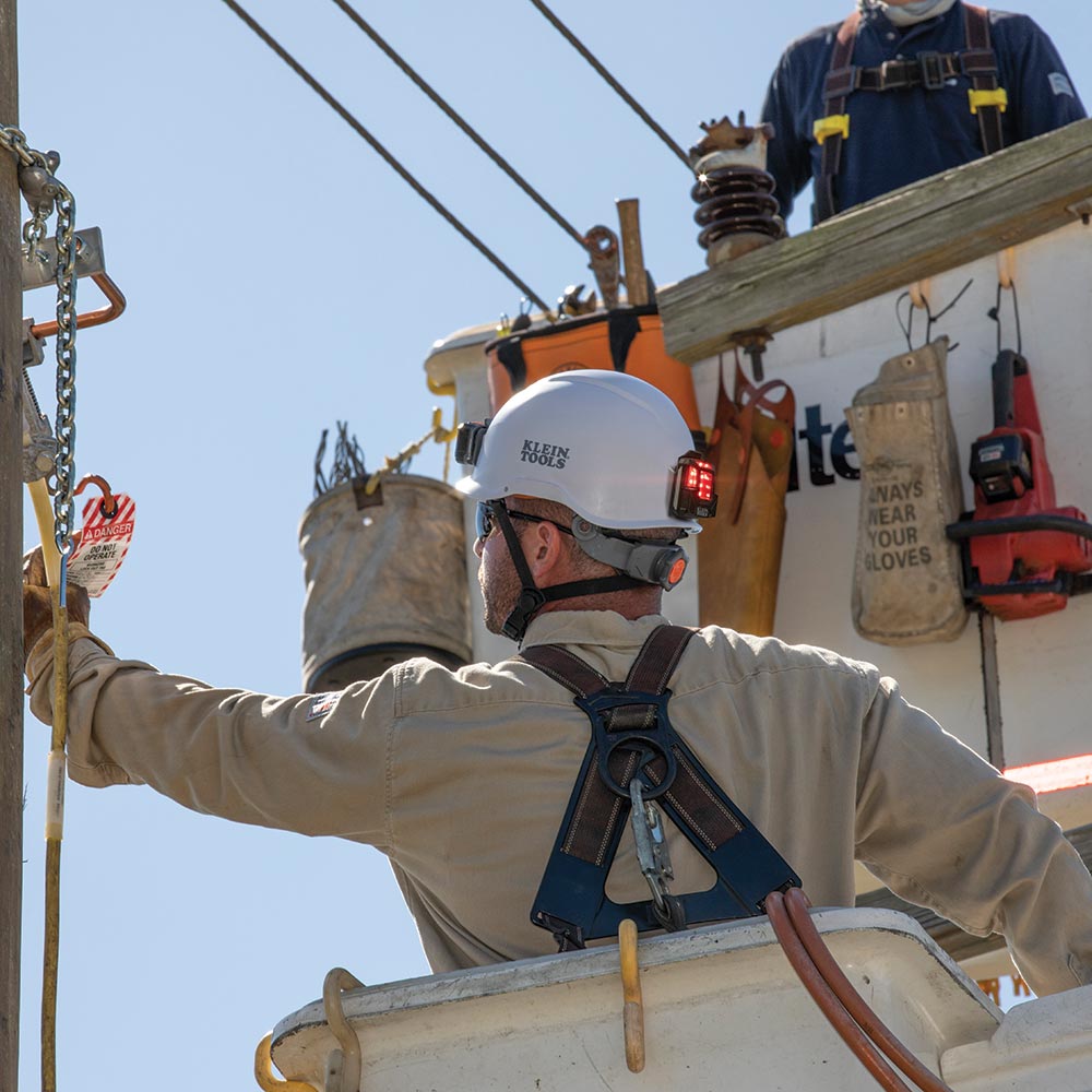 Klein Red Wide-Beam Headlight