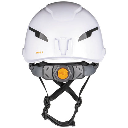 Klein Safety Helmet, Type - 2, Non - Vented Class E, White - 60564 - Head Protection