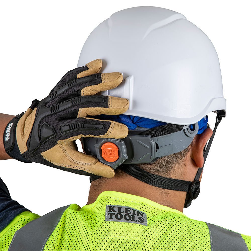 Klein Safety Helmet w/Headlamps 