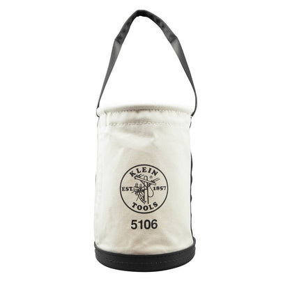 Klein Straight-Wall Bucket Linemen Canvas Tool Holder - 5106