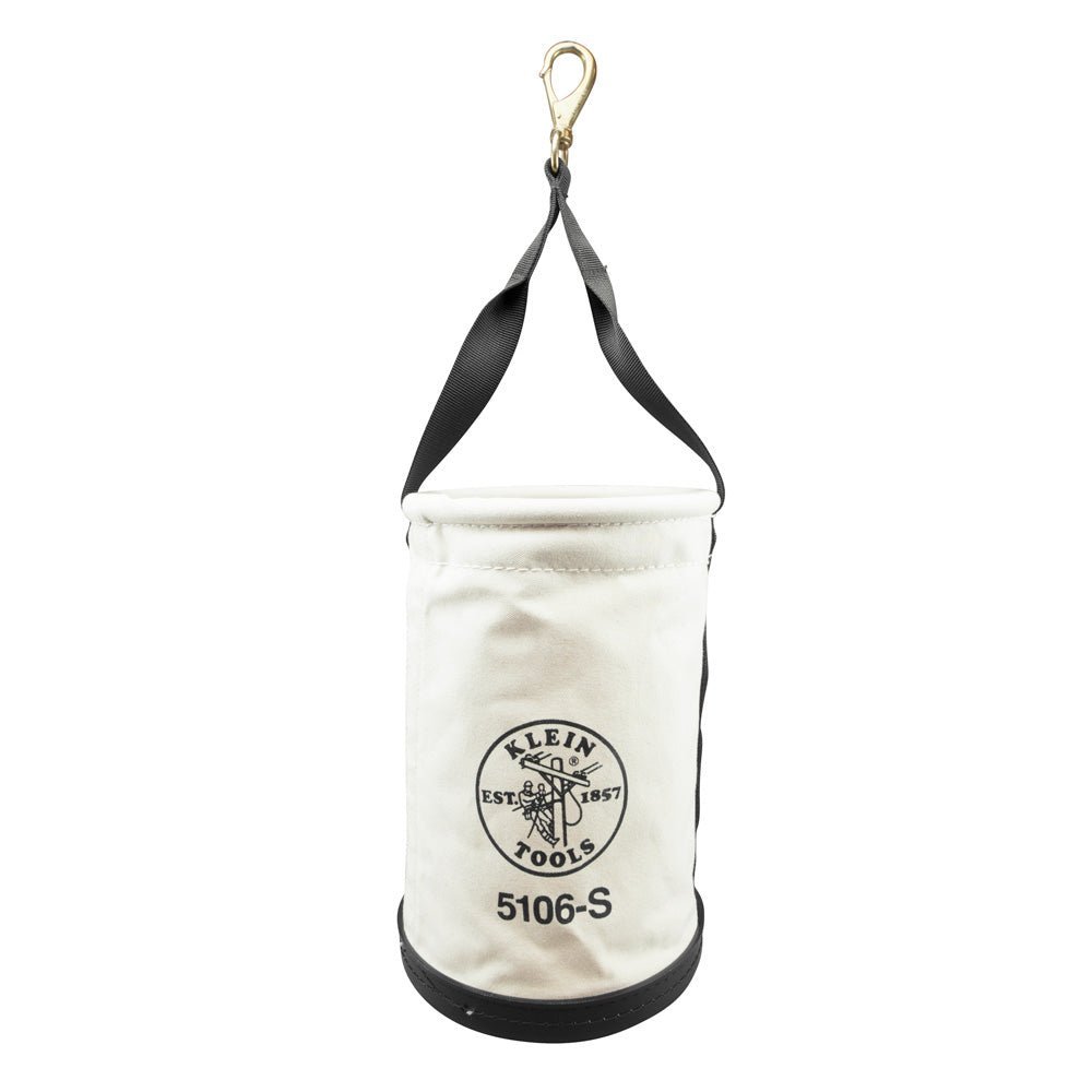 Klein Straight - Wall Bucket Tool Storage Bag W/Swivel Snap - 5106S - J.L. Matthews Co., Inc.