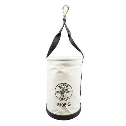Klein Straight - Wall Bucket Tool Storage Bag W/Swivel Snap - 5106S - J.L. Matthews Co., Inc.