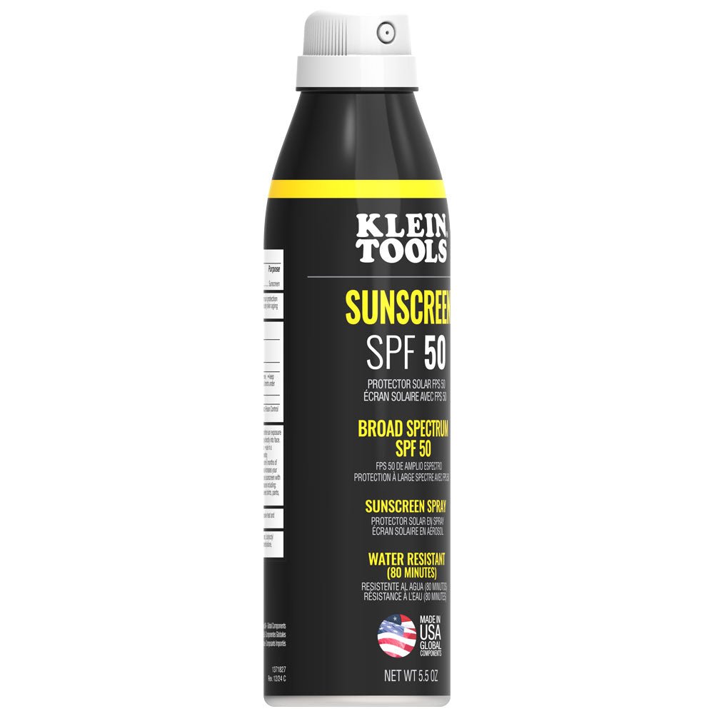 Klein Sunscreen Spray, Broad Spectrum SPF 50, 12 - Pack - SPF50SPY55 - Sunscreen - J.L. Matthews Co., Inc.
