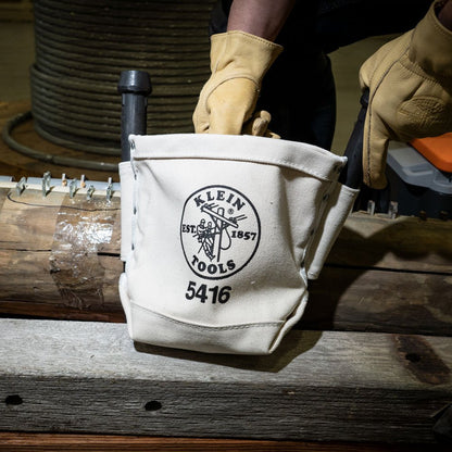 Klein Tool Bag, Bull - Pin and Bolt Pouch, Belt Strap Connect - 5416 - Bags