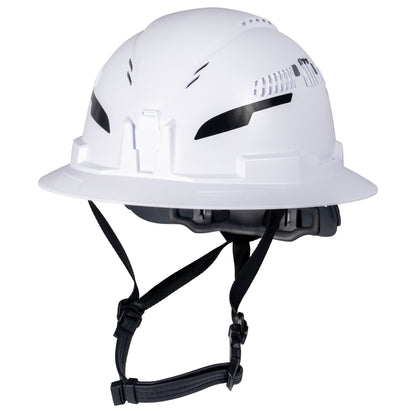 Klein Type - 2 Hard Hat, Vented Full Brim Style, White - 60401T2 - Head Protection