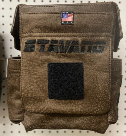 Drake Power Leather Fly Ditty Bag Nut & Bolt Pouch Bag