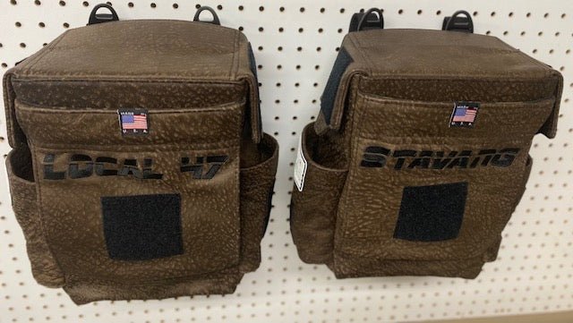 Drake Power Leather Nut & Bolt Pouch Bag