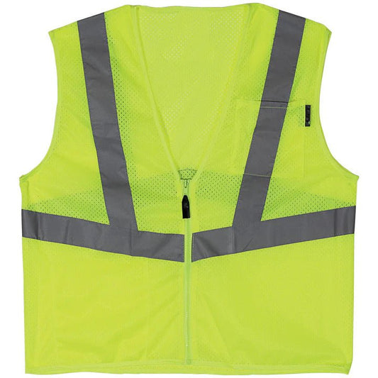 Lift Viz Pro Hi-Viz Yellow Vest Class 2 Mesh Jacket- AVV-10L