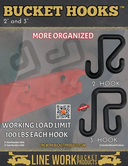 Line Work 3" Bucket Hook - 1005
