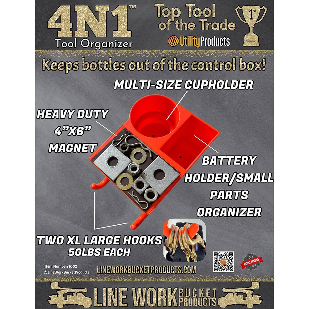 Line Work Bucket Tool Organizer