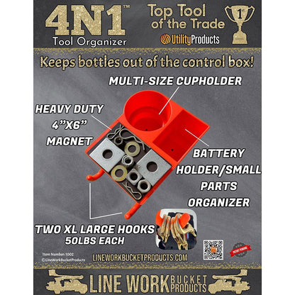 Line Work Bucket Tool Organizer