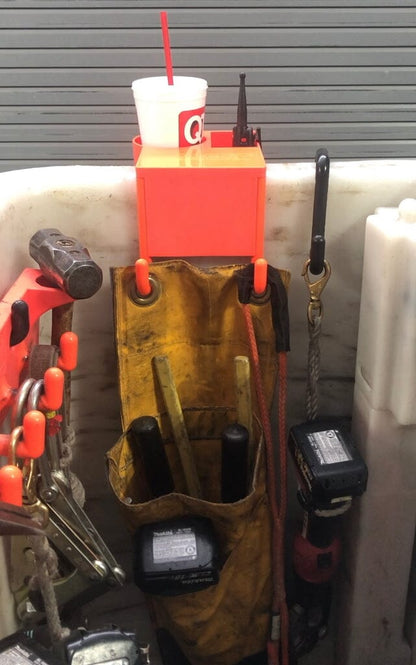 Line Work Bucket 4N1 Tool Organizer W/ Magnet - 1002 - J.L. Matthews Co., Inc.