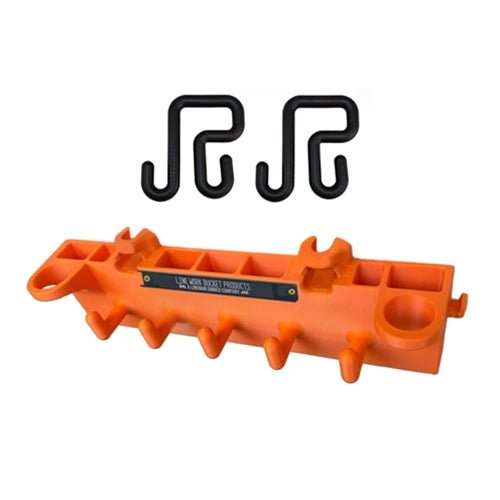 Line Work Big Rack Double D Tool Organizer W/Magnet- 1027DD - Buckets-J.L. Matthews Co., Inc.