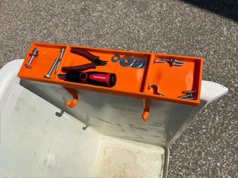 Line Work Bucket Flat Rack UV-Protected Tool Tray