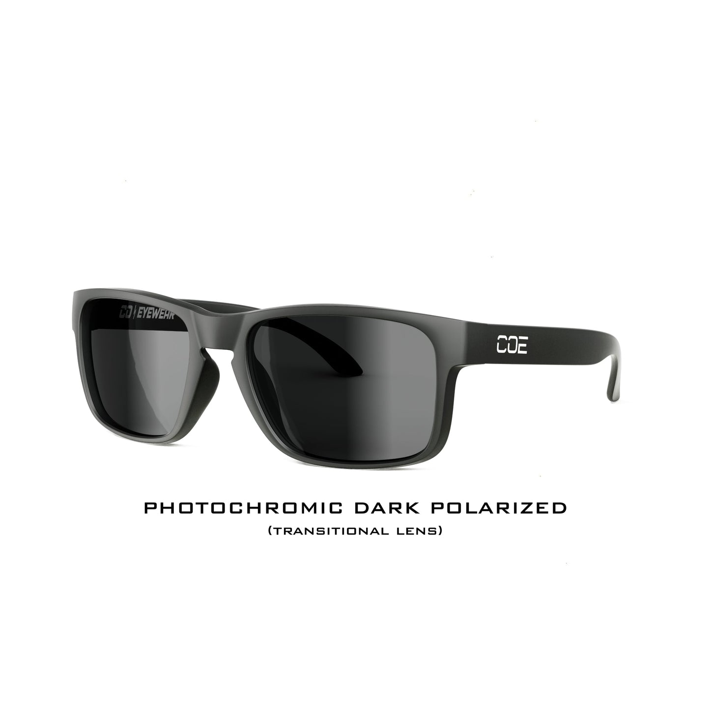Loki Z87 Matte Black Photochromic - eyewear-J.L. Matthews Co., Inc.