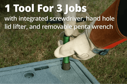 MADI 3/4” Linemen's Tri-Penta Wrench - TP-1 - Sockets-J.L. Matthews Co., Inc.