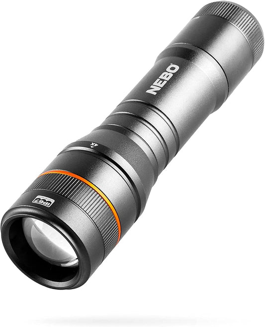 nebo 6692 flashlight Big Daddy Linterna Unisex, 2000 lmenes, absolutamente impermeable, zoom ajustable en 4 posiciones, 5 modos de luz nicos, 9 pilas AA incluidas, rojo, batera Bricolaje y herramientas The DAVINCI 12000L is the latest update to NEBOs DAVINCI flashlight series with a rugged NEBO Zoom LED Flashlight 6759