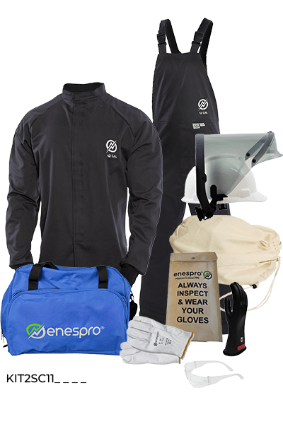 NSA 12 Cal ArcGuard Arc Flash Kit W/Gloves - KIT2SC11
