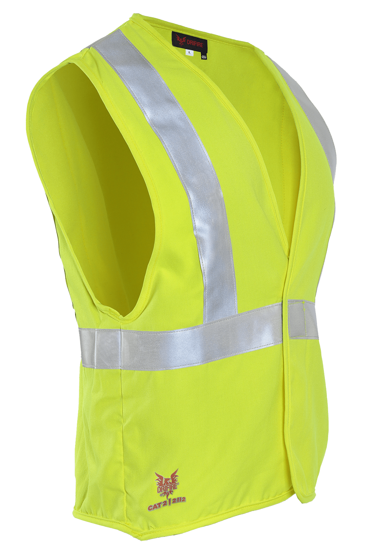 NSA DRIFIRE FR Safety Vest Hi - Vis Twill Class 2 Work Jacket - V20TV2V