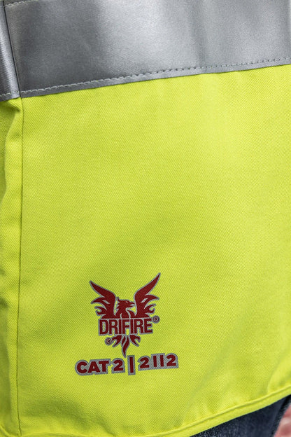 NSA DRIFIRE FR Hi-Vis Twill Class 2 Contractor Safety Vest