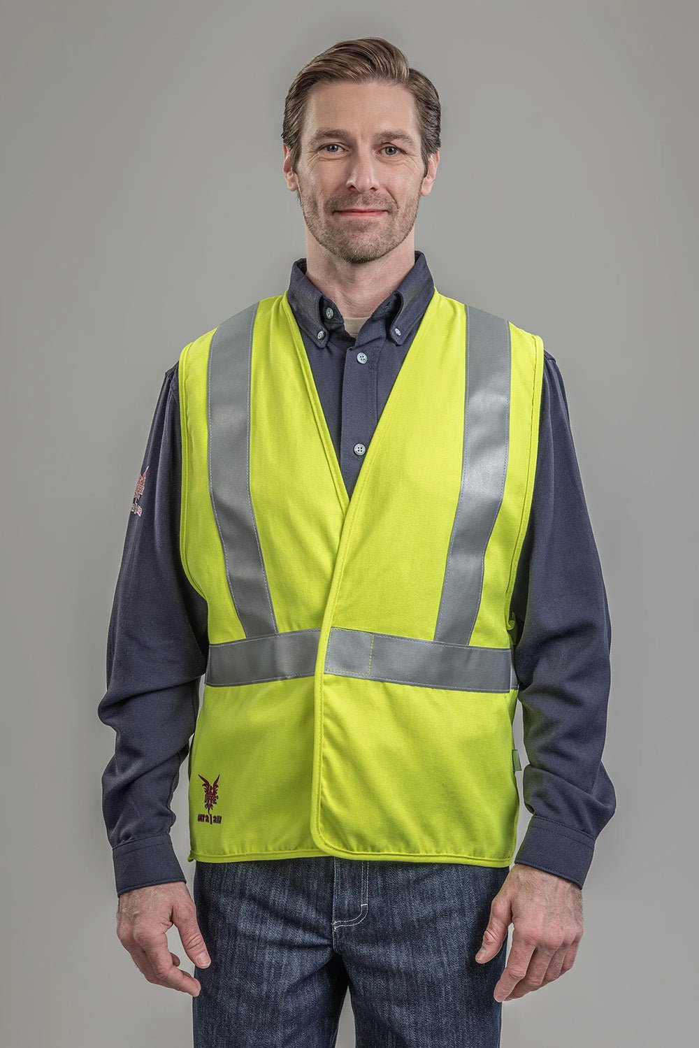 NSA DRIFIRE FR Hi-Vis Twill Class 2 Safety Waistcoat-V20TV2V