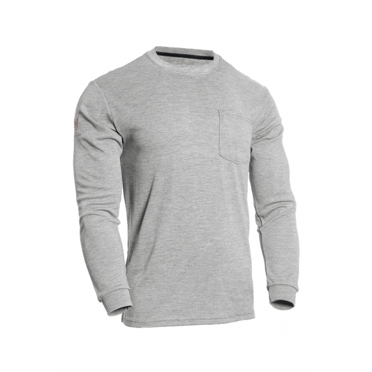 NSA DRIFIRE Power Dry T-Shirt FR Long Sleeve Mens Tee - TEE - PD - N/G - J.L. Matthews Co., Inc.