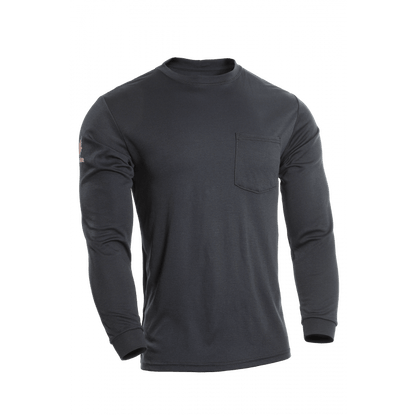 NSA DRIFIRE Power Dry T-Shirt FR Long Sleeve Mens Tee - TEE - PD - N/G - J.L. Matthews Co., Inc.