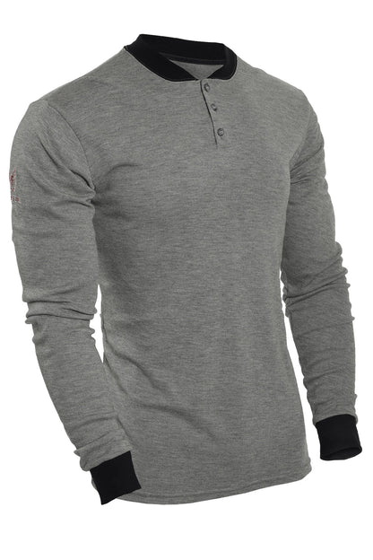 NSA DRIFIRE FR Long Sleeve Henley Mens Shirt - C541NGEBSLS