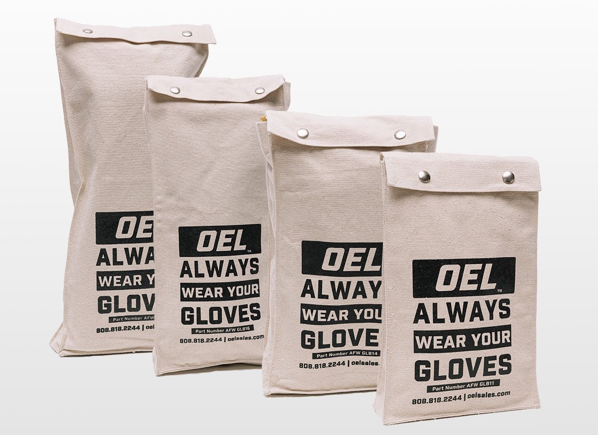OEL Glove Bags Canvas Gloves Storage   - AFWGLB
