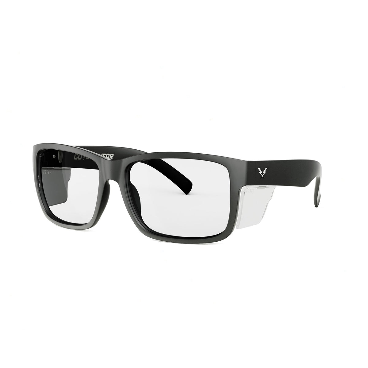 Oiler Z87+ Matte Black Eyewear-Clear