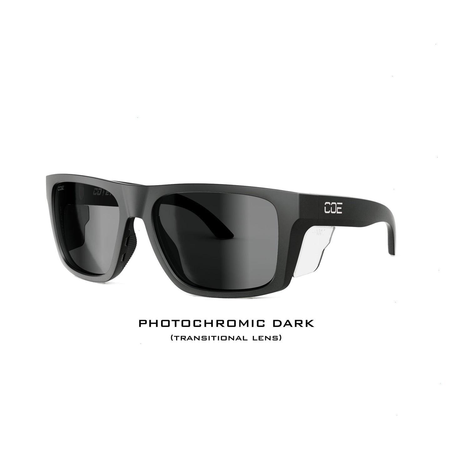 Outrigger Z87+ Matte Black Photochromic - eyewear-J.L. Matthews Co., Inc.