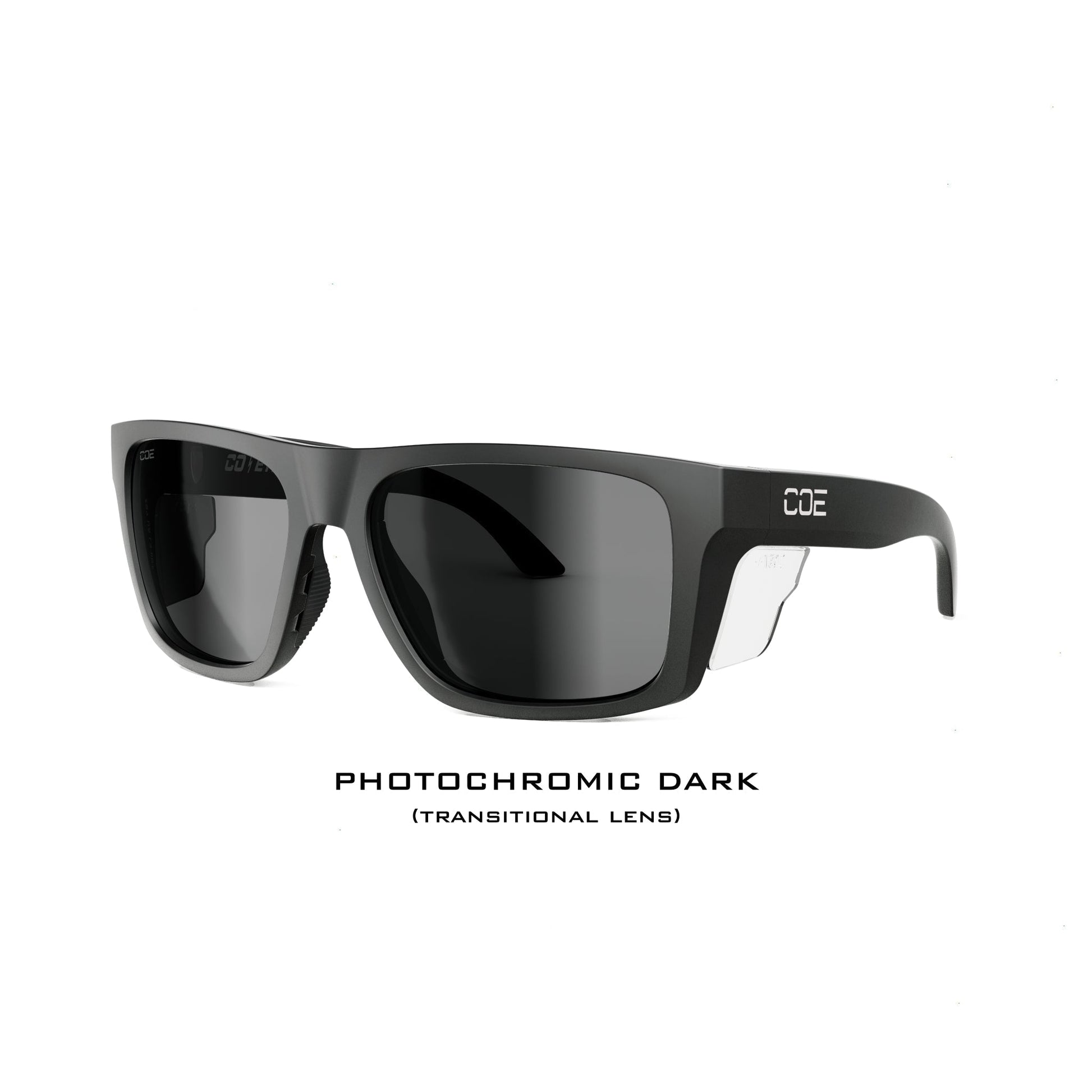 Outrigger Z87+ Matte Black Photochromic - eyewear-J.L. Matthews Co., Inc.