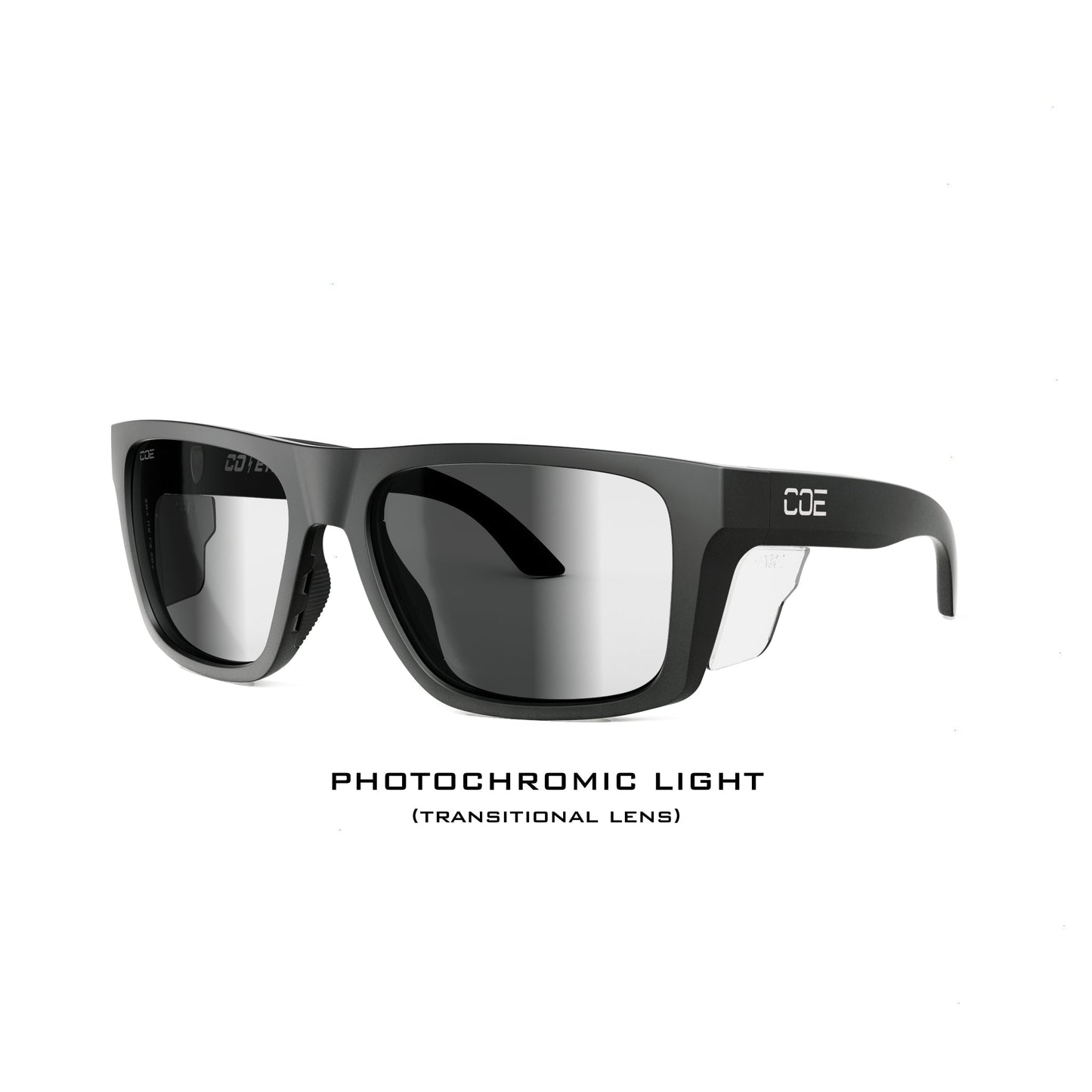Outrigger Z87+ Matte Black Photochromic - eyewear-J.L. Matthews Co., Inc.